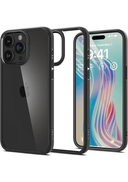 iPhone 15 Pro Max Kılıf Crystal Hybrid Matte Black - ACS06449 fiyatları