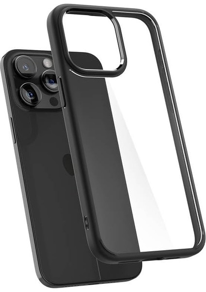iPhone 15 Pro Max Kılıf Crystal Hybrid Matte Black - ACS06449 modelleri