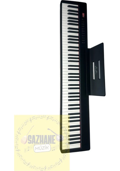 Digital Piyano Hassasiyetli 88 Tuş 3 Pedal