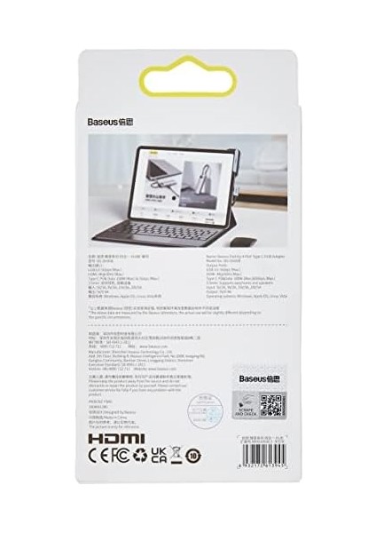 Padjoy 4-Port Type-C Hub -Gri