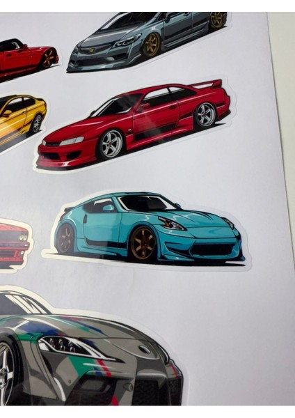 Araba Sticker ( Etiket ) Notebook,kask, Duvar, Bisiklet, Motosiklet, Dolap, Kapı A4 Boyutlarında fiyatları