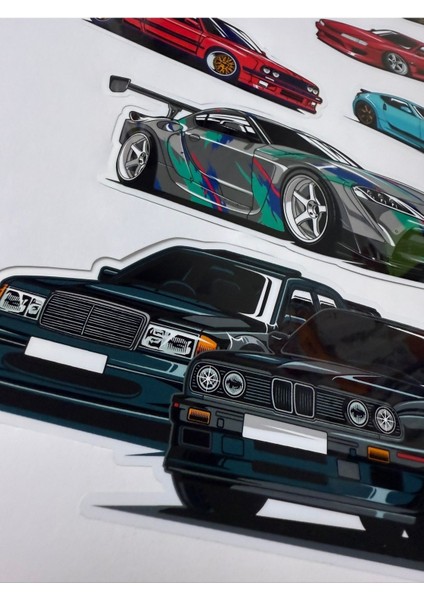 Araba Sticker ( Etiket ) Notebook,kask, Duvar, Bisiklet, Motosiklet, Dolap, Kapı A4 Boyutlarında fırsatları