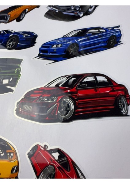 Araba Sticker ( Etiket ) Notebook,kask, Duvar, Bisiklet, Motosiklet, Dolap, Kapı A4 Boyutlarında