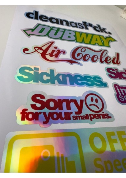 Araba Sticker ( Etiket ) Notebook,kask, Duvar, Bisiklet, Motosiklet, Dolap, Kapı A4 Boyutlarında modelleri