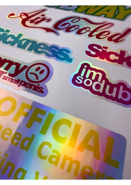 Araba Sticker ( Etiket ) Notebook,kask, Duvar, Bisiklet, Motosiklet, Dolap, Kapı A4 Boyutlarında fırsatları