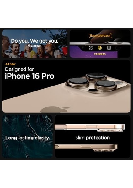 iPhone 16 Pro Max Kılıf Ultra Hybrid Frost Clear - ACS07993 modelleri