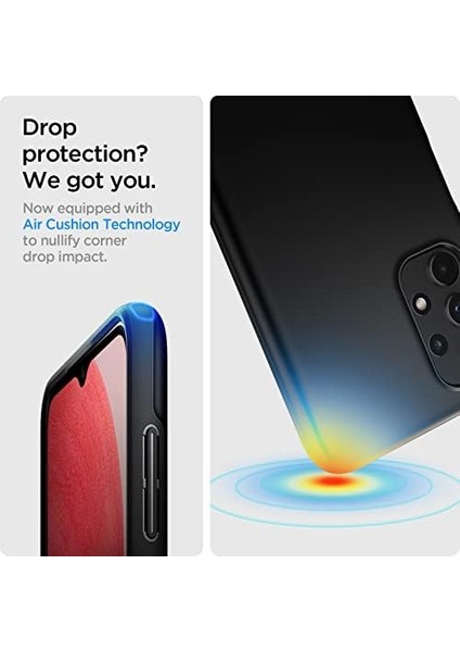 Galaxy A13 Kılıf Thin Fit Black - ACS04314 modelleri