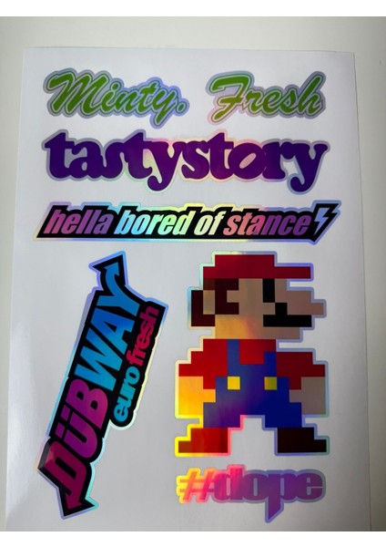 Araba Sticker ( Etiket ) Notebook,kask, Duvar, Bisiklet, Motosiklet, Dolap, Kapı A4 Boyutlarında