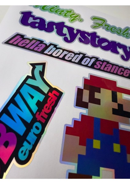 Araba Sticker ( Etiket ) Notebook,kask, Duvar, Bisiklet, Motosiklet, Dolap, Kapı A4 Boyutlarında fiyatları