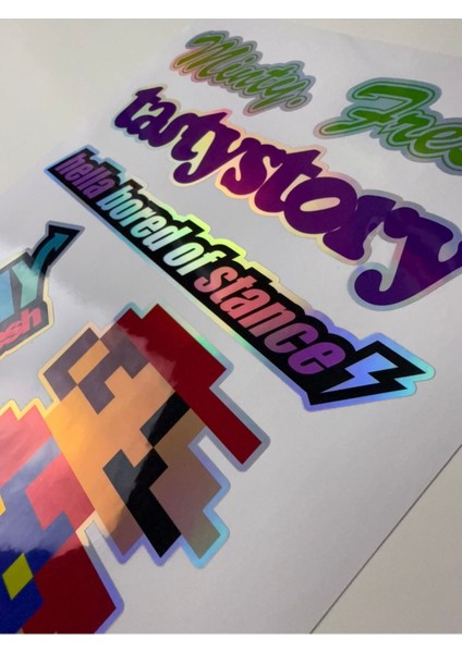 Araba Sticker ( Etiket ) Notebook,kask, Duvar, Bisiklet, Motosiklet, Dolap, Kapı A4 Boyutlarında modelleri