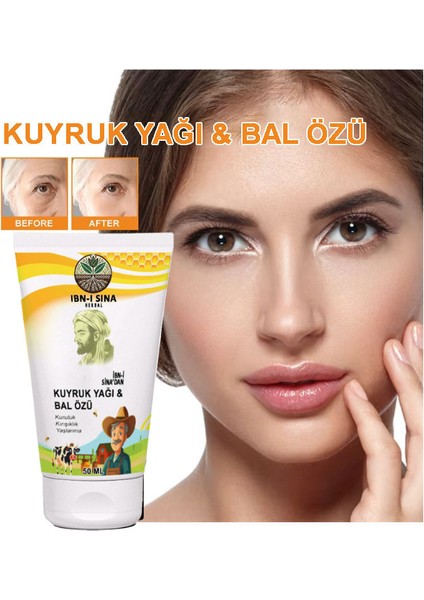 2 Adet Kuyruk Yağı & Bal Özlü Doğaldan Gelen Yüz Kremi 50 ml