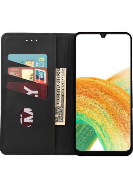 Samsung Galaxy A55 5g Pu Deri Darbeye Dayanıklı Koruma Cüzdan Telefon Kapağı (Yurt Dışından) modelleri