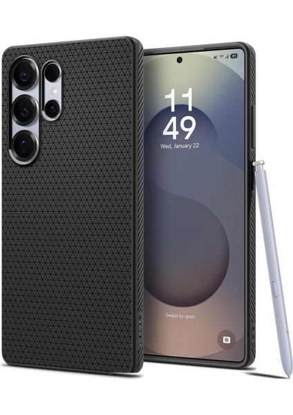 Galaxy S25 Ultra Kılıf Liquid Air Matte Black - ACS08953