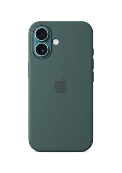 iPhone 16 Için Magsafe Özellikli Silikon Kılıf - Göl Yeşili fiyatları
