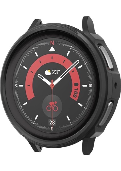 Galaxy Watch 5 Pro (45MM) Kılıf Liquid Air Matte Black - ACS05185