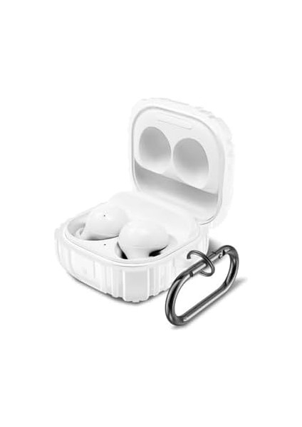 Samsung Galaxy Buds Pro 2 ile Uyumlu Kulaklık Kılıf Darbeye Dayanıklı Fundamental Sert Koruyucu Toz ve Kirden Koruyan Galaxy Buds Pro 2 ile Uyumlu Kılıf Beyaz fiyatları
