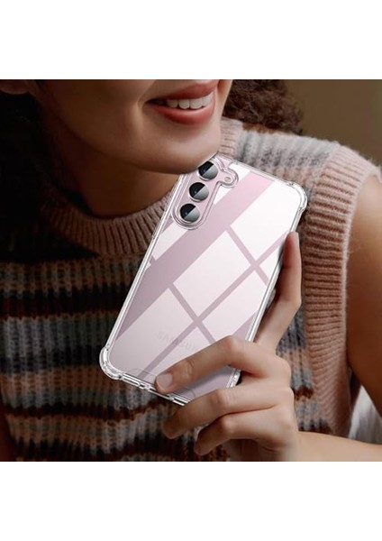 Samsung Galaxy S23 Uyumlu Anti Shock Darbe Emici S23 (6.1') Şeffaf Silikon Tpu Clear Kılıf, Transparent Galaxy S23 Anti Shock Kılıfı Şeffaf fiyatları
