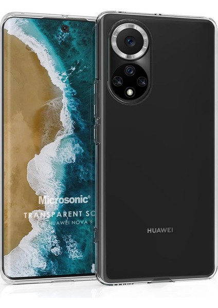 Huawei Nova 9 Için Kılıf Transparent Soft Beyaz [nova 9 ile Uyumlu Kılıf - Beyaz]