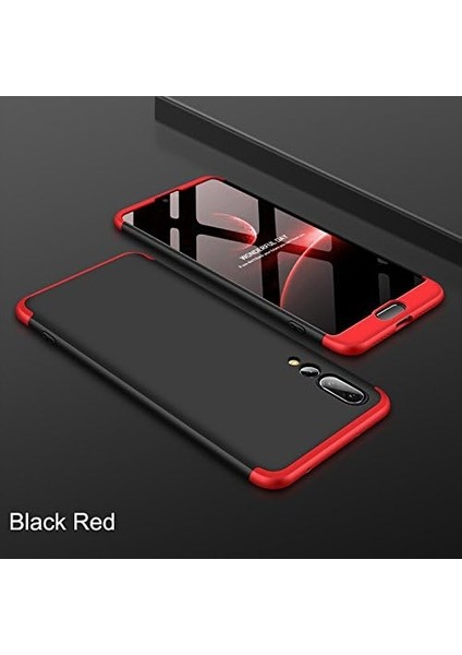 Huawei P20 Pro Için Kılıf Double Dip 360 Protective Siyah Kırmızı [P20 Pro ile Uyumlu Kılıf - Kırmızı] modelleri
