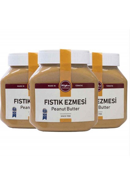 Sürülebilir Fıstık Ezmesi 3lü (Az Şekerli)