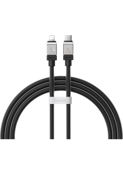 Coolplay Serisi Hızlı Şarj Kablosu Type-C To Ip 20W, 2m, Siyah