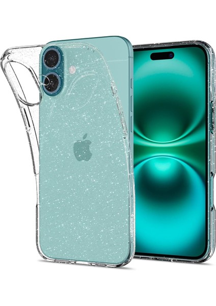 iPhone 16 Plus Kılıf Liquid Crystal Glitter Crystal Quartz - ACS08065