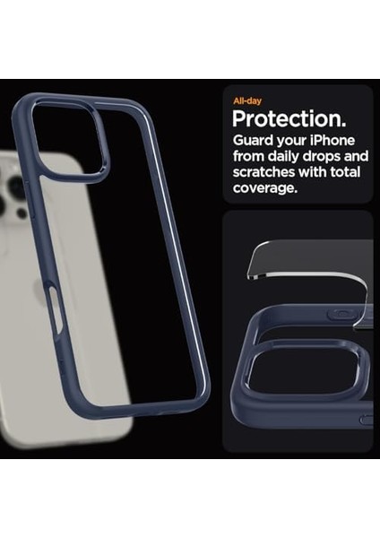 iPhone 16 Pro Kılıf Ultra Hybrid Navy Blue - ACS08126 fiyatları