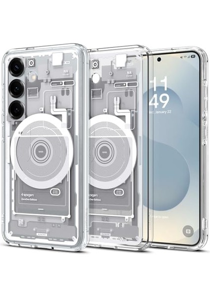 Galaxy S25 Kılıf Ultra Hybrid Zero One Magfit Özellikli Zero One White - ACS09004 fiyatları