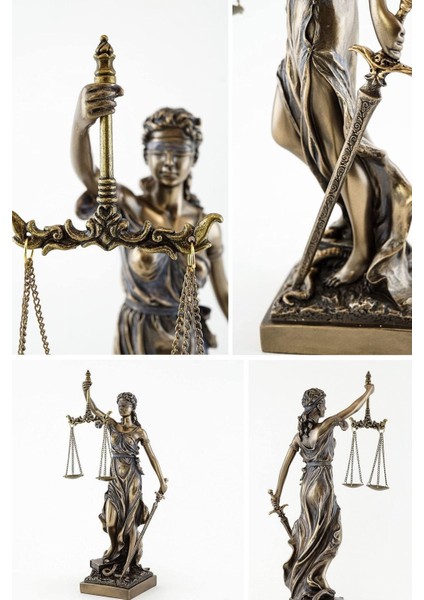 Adalet Fuarı Themis Heykelleri Justitia Tanrıça Heykel Reçine El Sanatı Ev Dekorasyonu Sanat Dekoru fırsatları