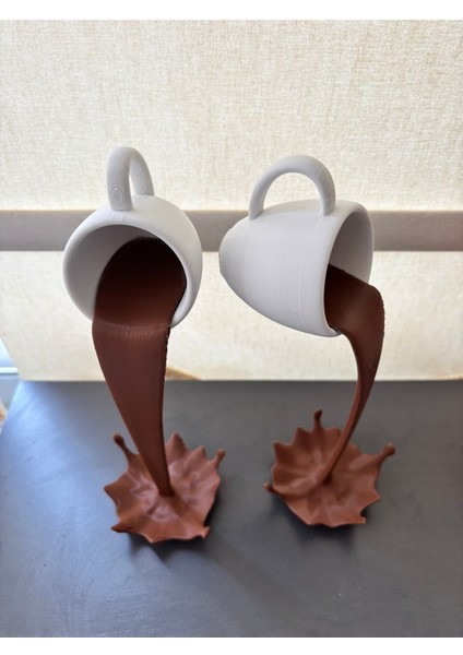 3D Dekoratif Dökulen Kahve Figürü- Biblo 1 Adet fırsatları