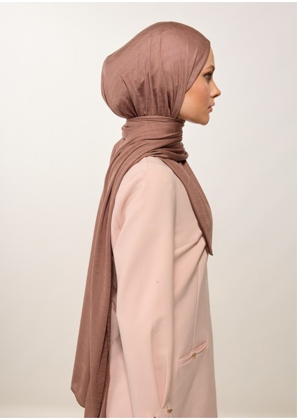 Tesettür Şal - Kahve modelleri