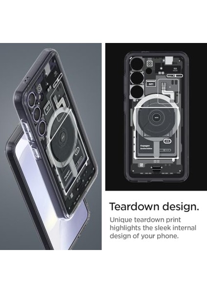 Galaxy S24 Kılıf Ultra Hybrid Onetap Metal Ring Magfit Zero One - ACS07354 fiyatları