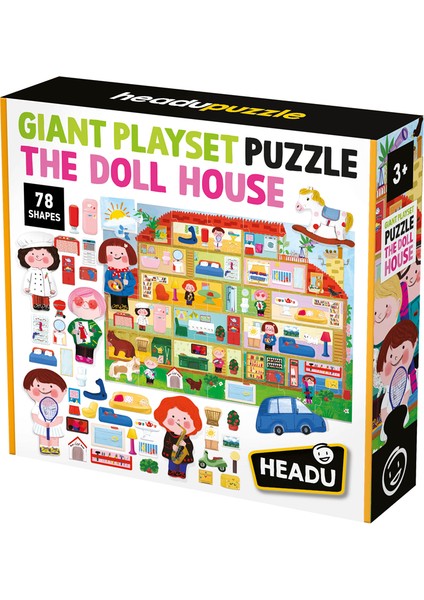 Gıant Playset Puzzle The Doll House