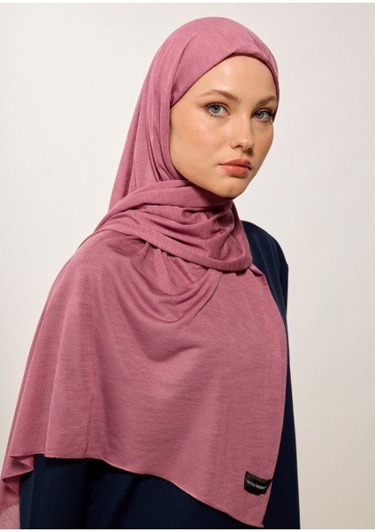 Tesettür Şal - Gül Kurusu modelleri