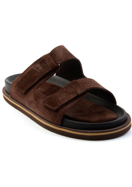 Kahve Leather Erkek Terlik E04801070002 fiyatları