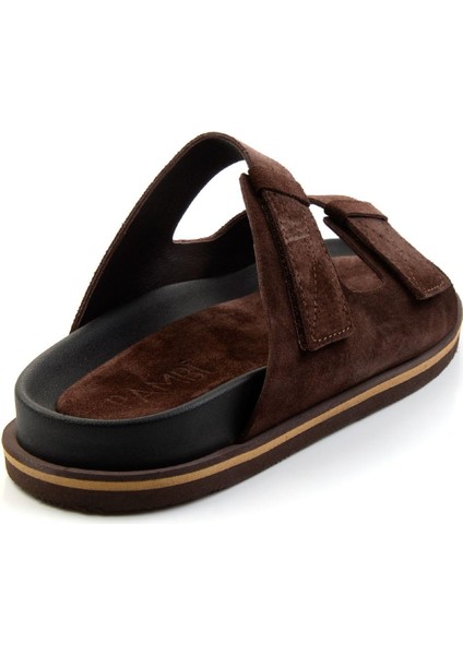 Kahve Leather Erkek Terlik E04801070002 modelleri