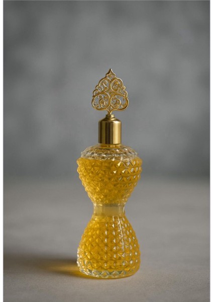 Şık Tasarım Cam Kolonya Şişesi-Gold Renk KAPAKLI-200ML-25 cm fiyatları