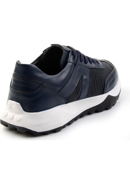 Lacivert Leather Erkek Sneaker E01401082867 modelleri