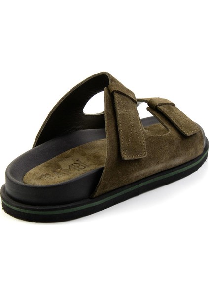 Haki Leather Erkek Terlik E04801070002 modelleri