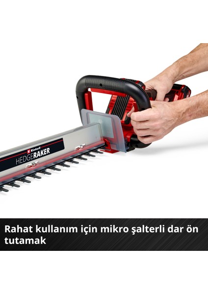 Akülü Çit Budama GE-CH 36/61 Li-Solo Power X-Change (36 V, 61 cm kesim uzunluğu, 26 mm diş aralığı, kırpıntı toplayıcı, akü dahil değildir) - 3410965