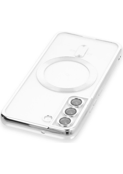 Samsung Galaxy S22 Kılıf Kross Magneticsafe Kapak - Gümüş Gnzrz modelleri