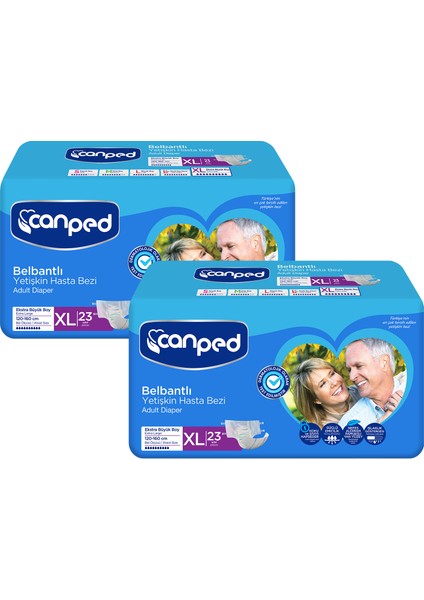 Belbantlı Hasta Bezi Extra Büyük Boy Large 46 Adet