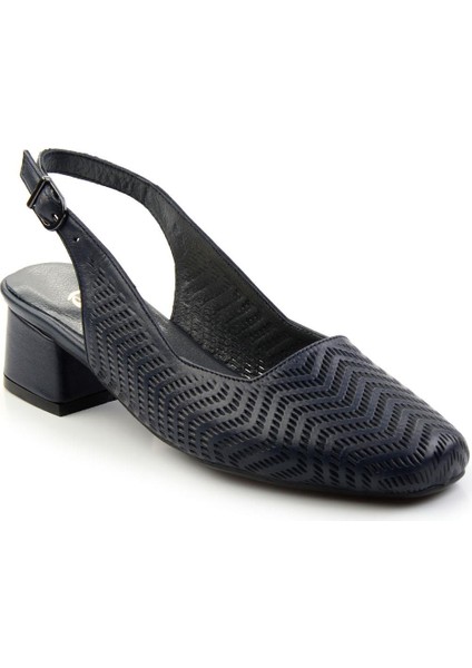 Lacivert Leather Kadın Klasik Topuklu Ayakkabı K01531252103 fiyatları