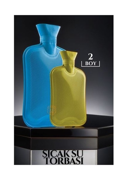 2 Boy Sıcak Su Torbası 2 Li Set