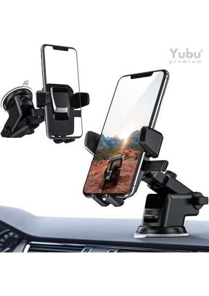 Araç Içi Uzayan Ayarlanabilir Vantuzlu Telefon Tutucu