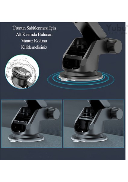 Araç Içi Uzayan Ayarlanabilir Vantuzlu Telefon Tutucu fırsatları