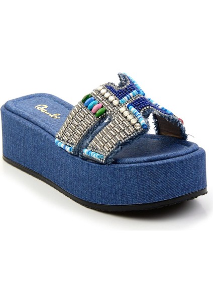 Kot Mavi Kadın Terlik K04823120987 fiyatları