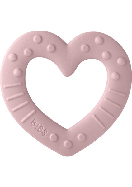 Mbb E- Ticaret Bibs Baby Bitie Diş Kaşıyıcı Heart - Pink Plum