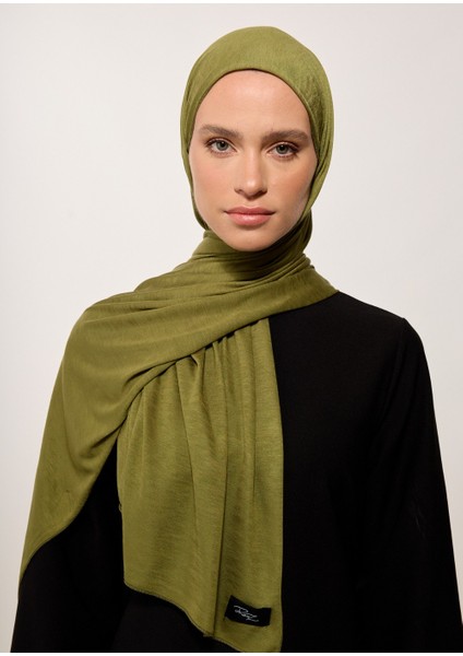 Tesettür Şal - Haki Penye