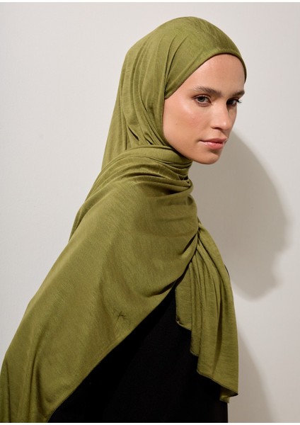 Tesettür Şal - Haki Penye fiyatları